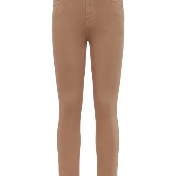 NWT L'AGENCE Sada High-Rise Crop Slim Pants Sepia 28 (4-6)